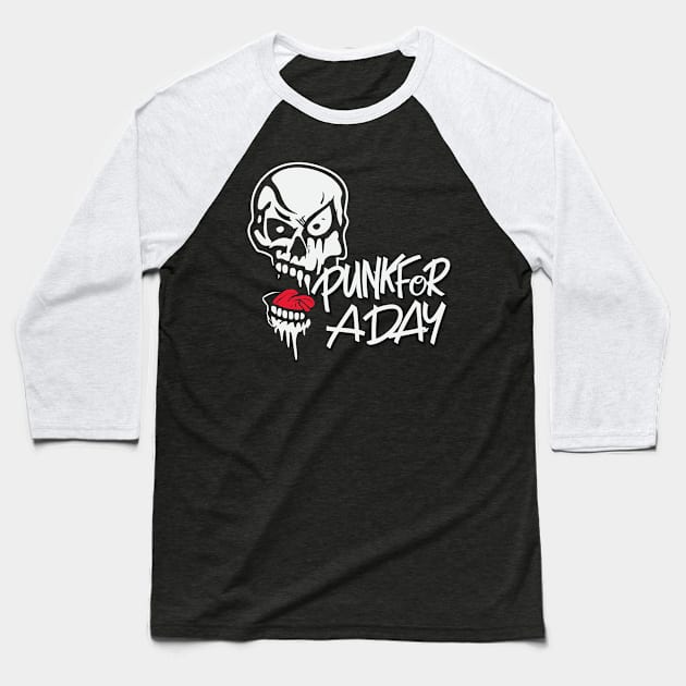 Punk For A Day Day – October 25 Baseball T-Shirt by irfankokabi